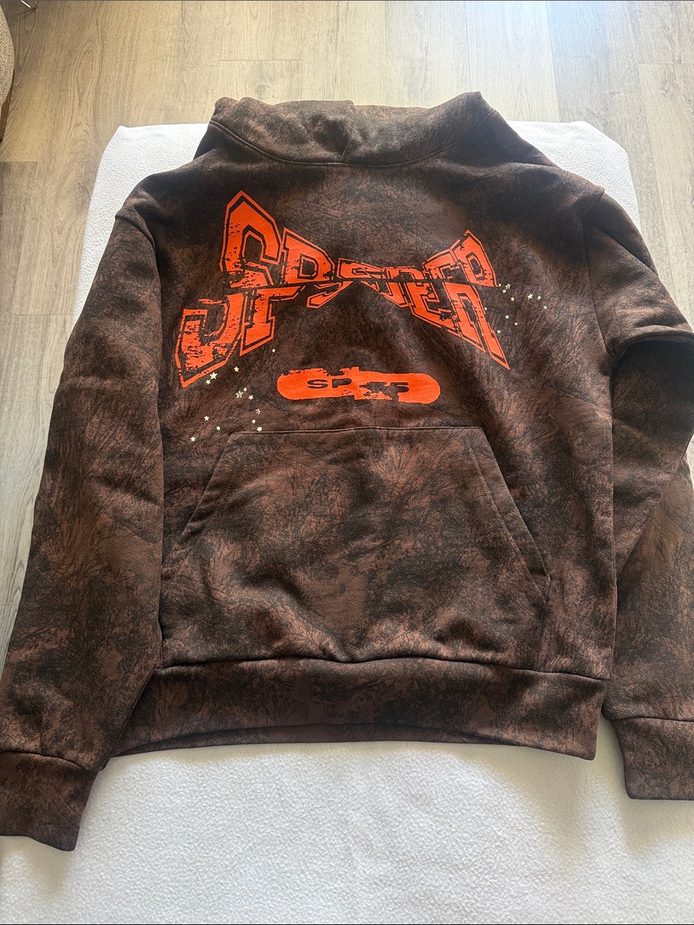 Sp5der T&F Tree Camo Hoodie 'Brown'